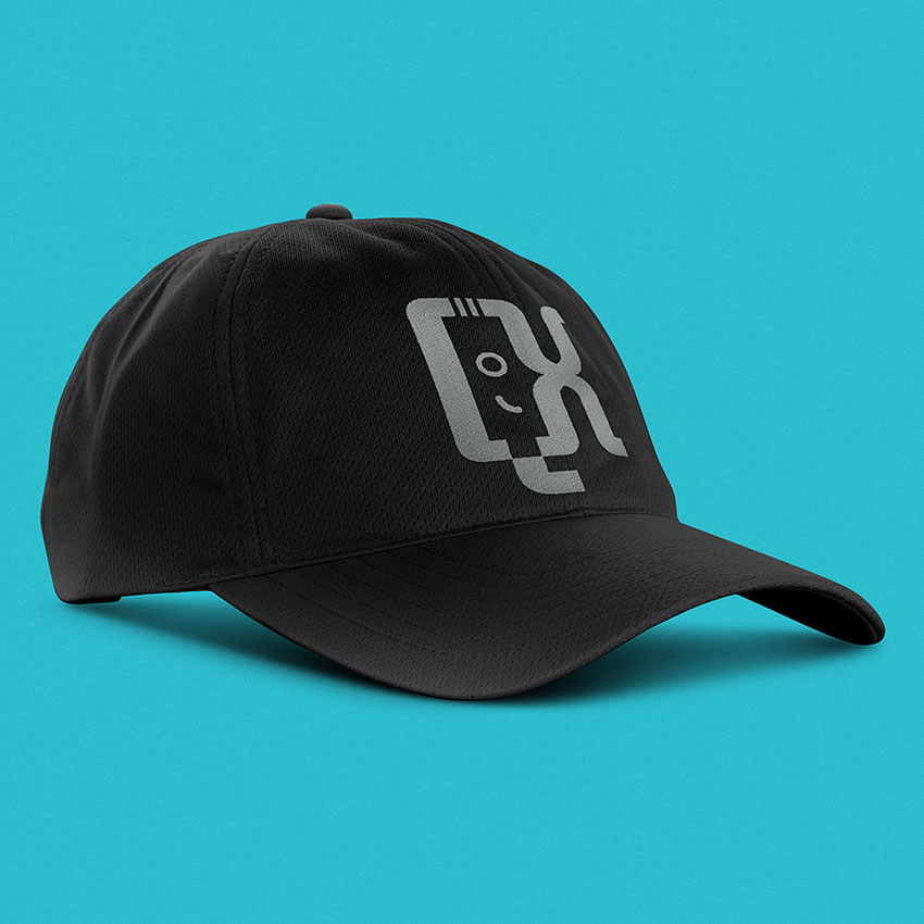 Qooxdoo logo on a baseball cap